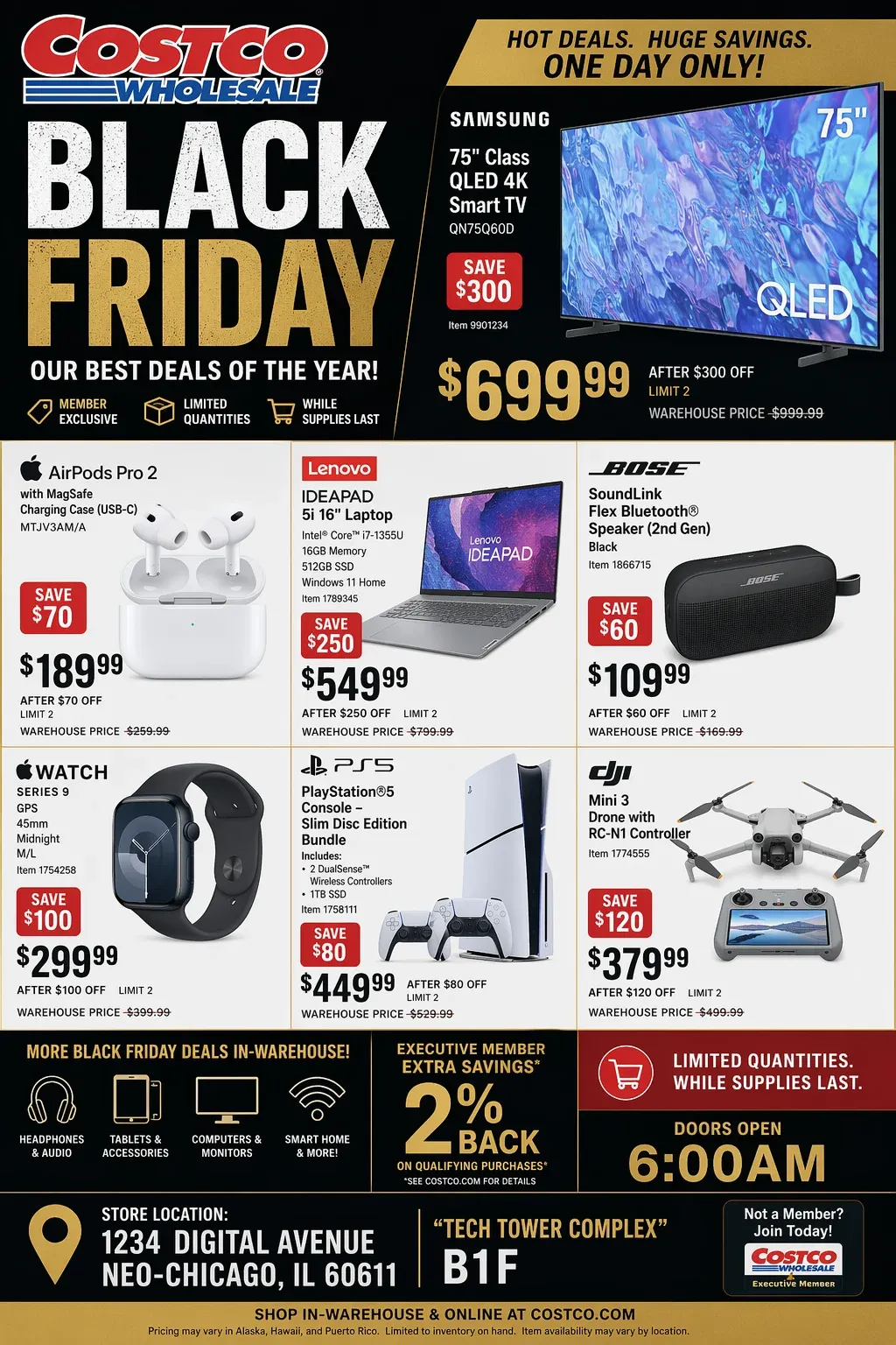 gpt image 2 generated costco poster