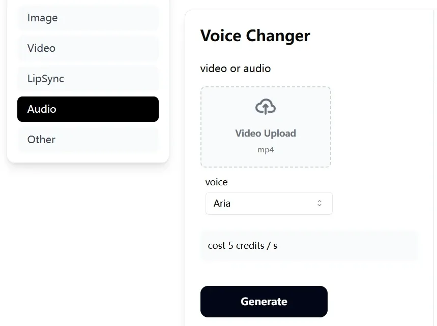 Video Voice Transformation Tool