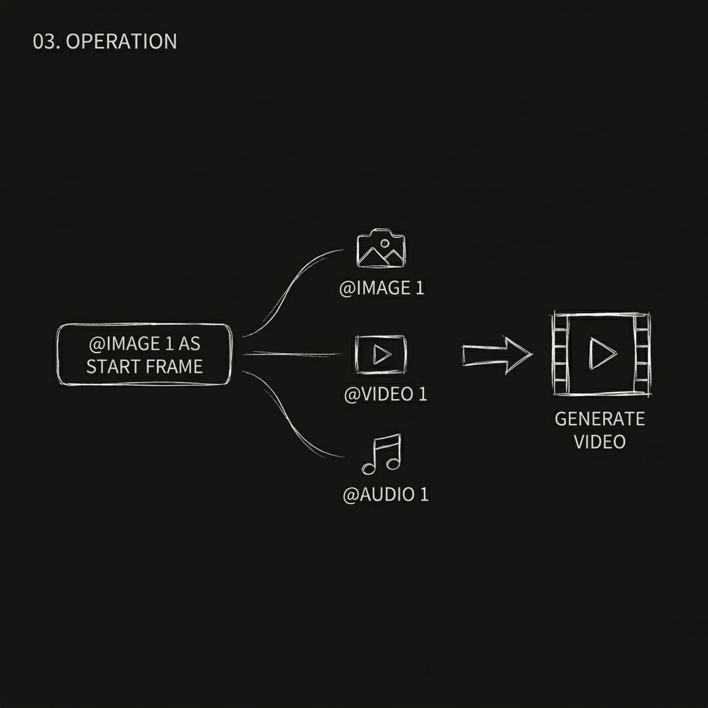 Possible operations of Seedance 2.0 model