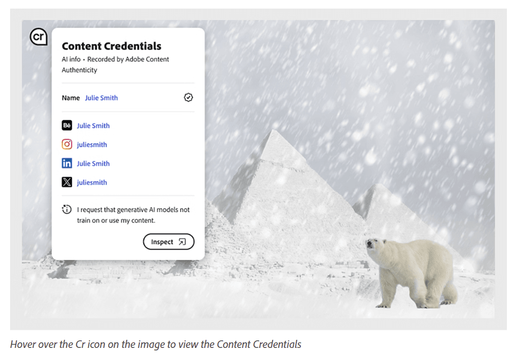 a polar bear walk around pyramids
