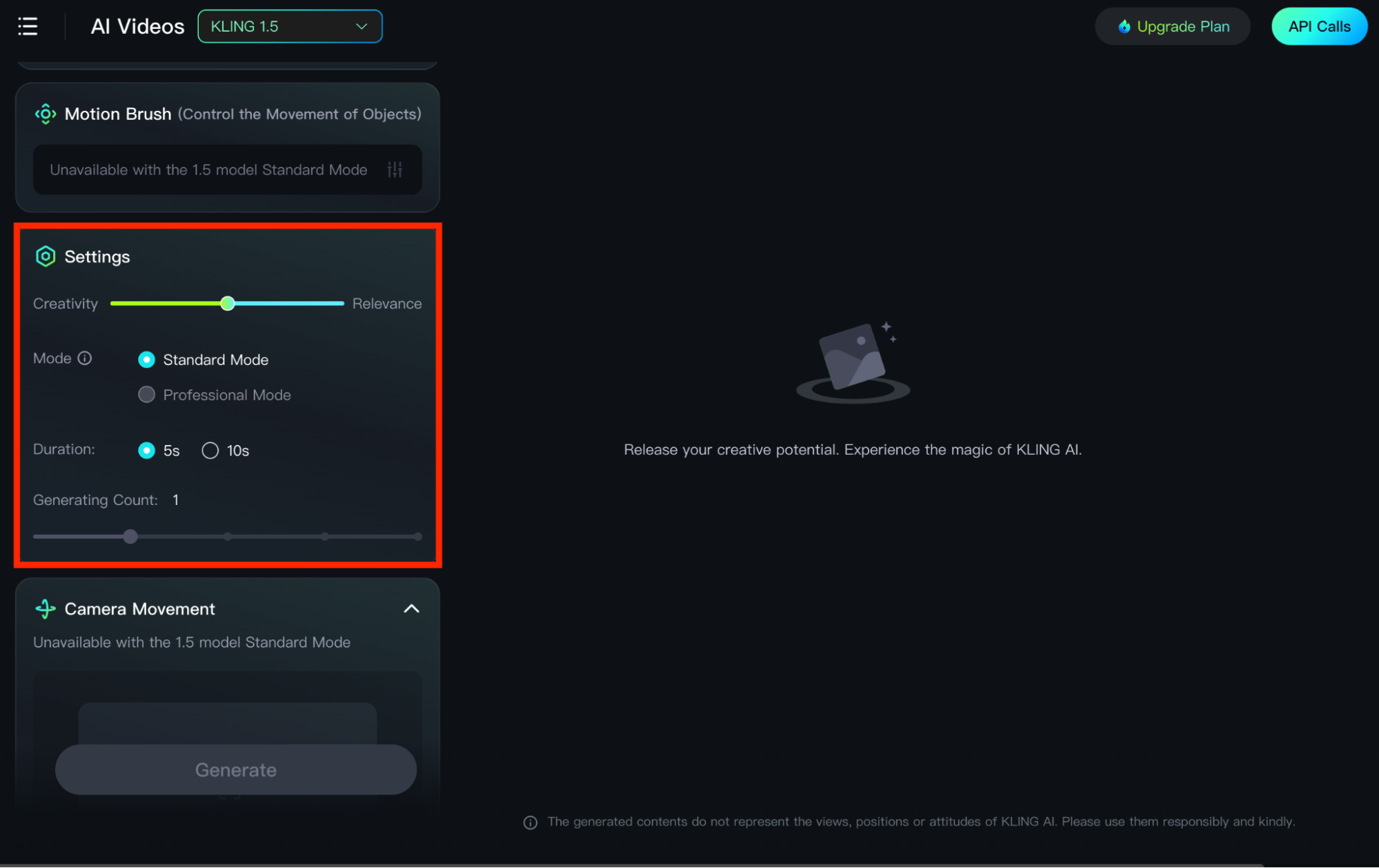 adjust video settings