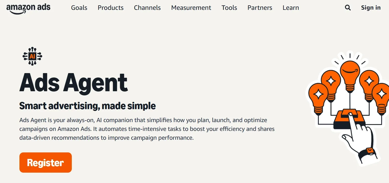 Amazon Creative Agent interface