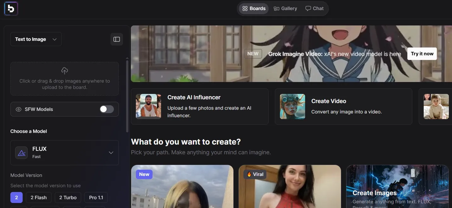 La homepage di TensorArt AI