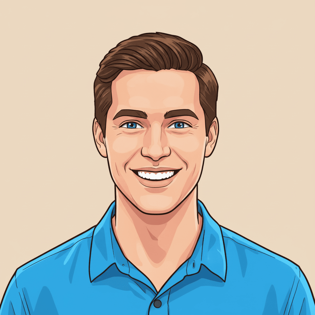 cartoon man