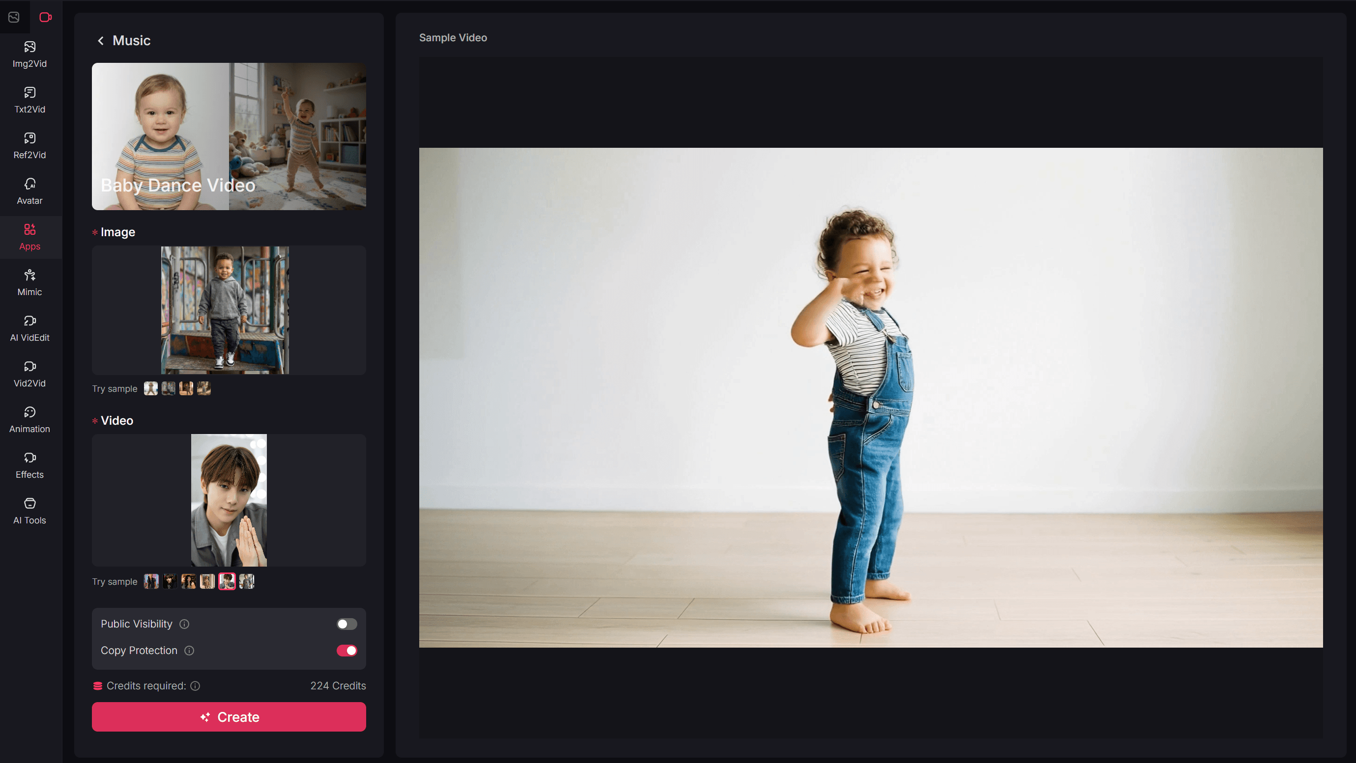 Faites danser bébé comme vous le souhaitez grâce à des instructions.