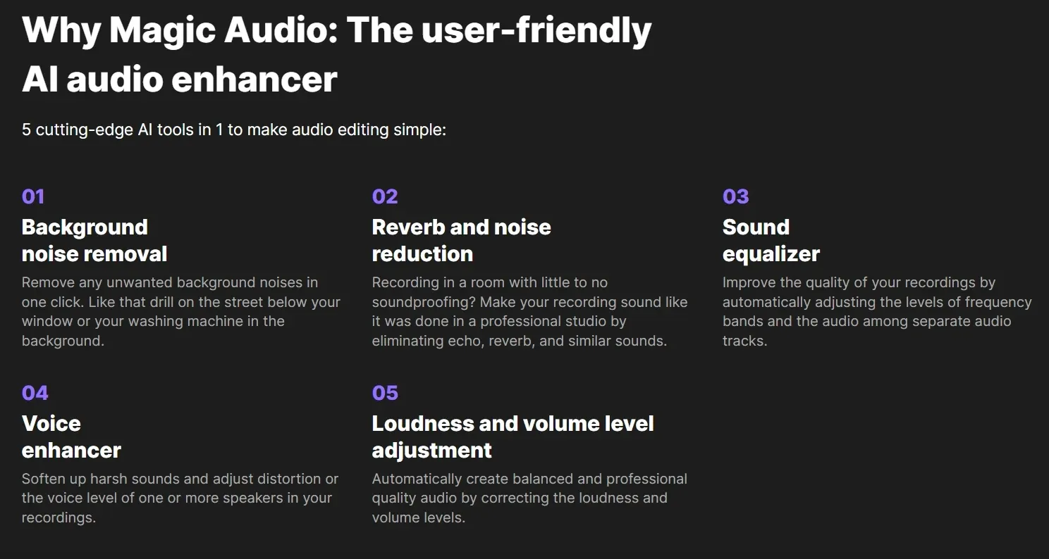 clean and balance audio automatically