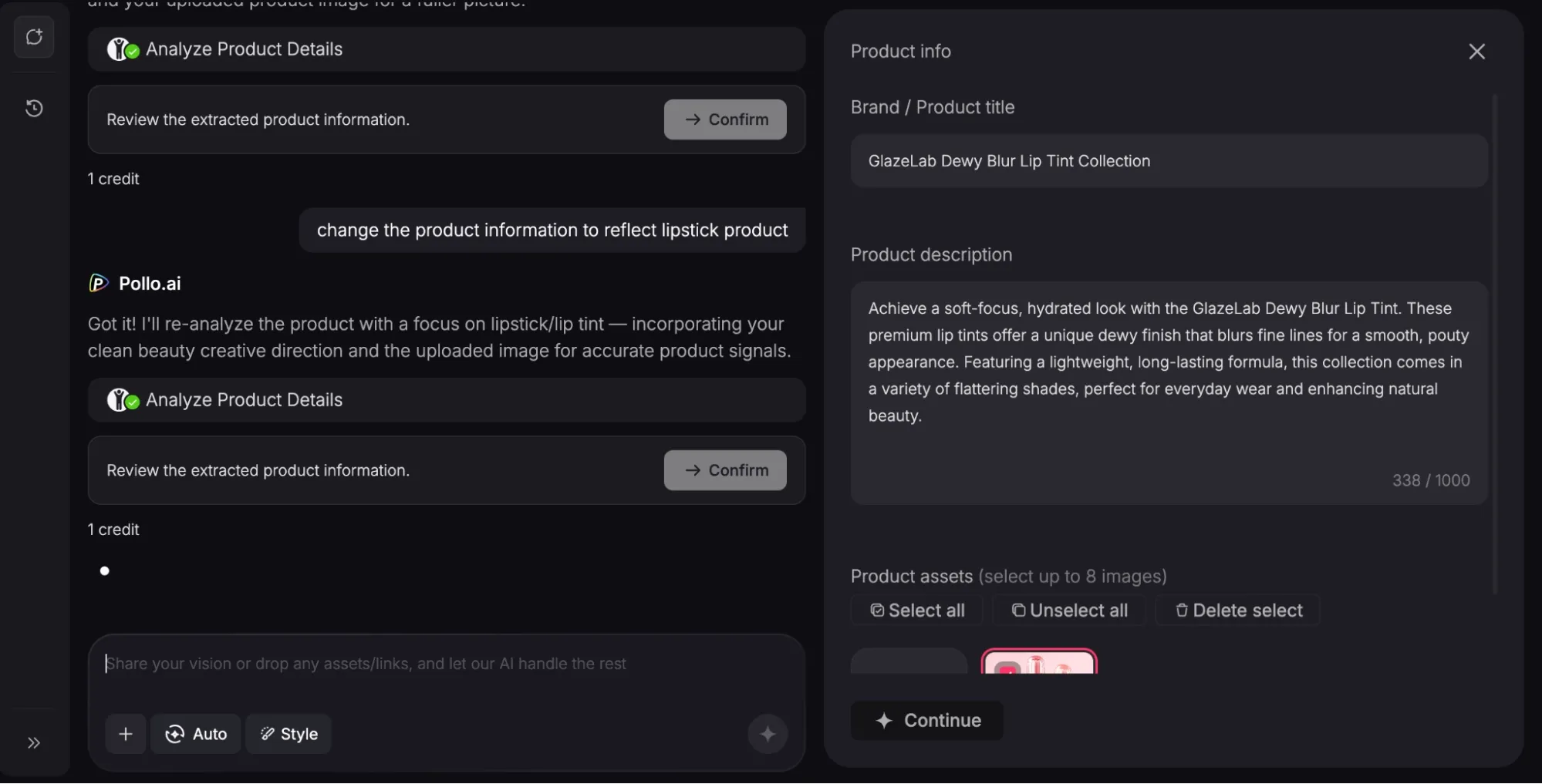Chat with the AI Agent