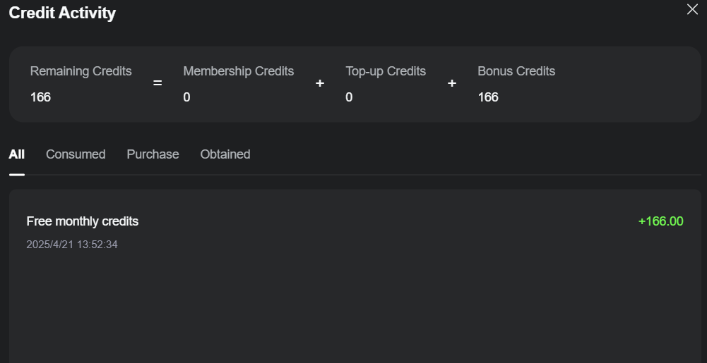 free credits