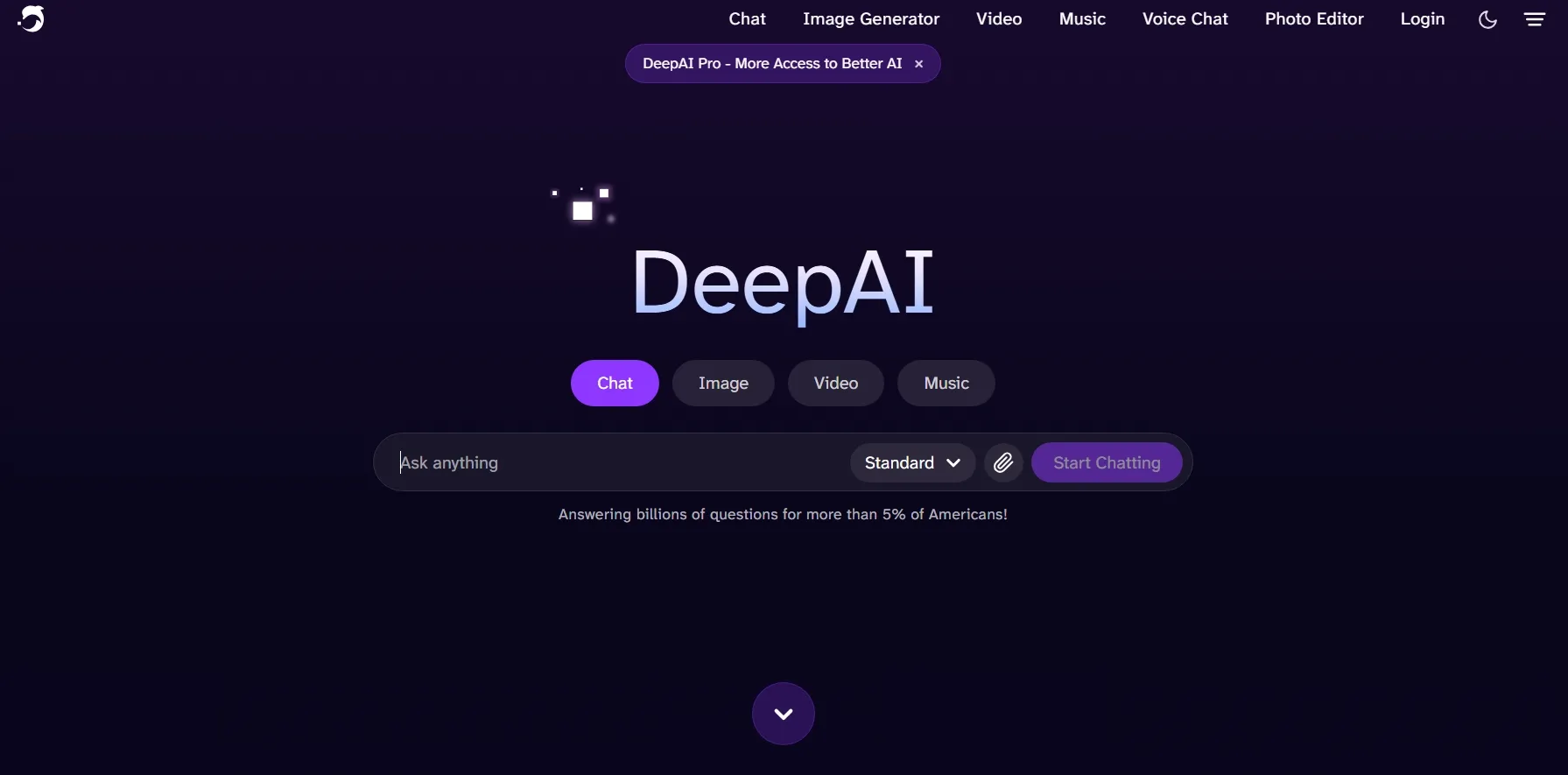 Deep AI interface