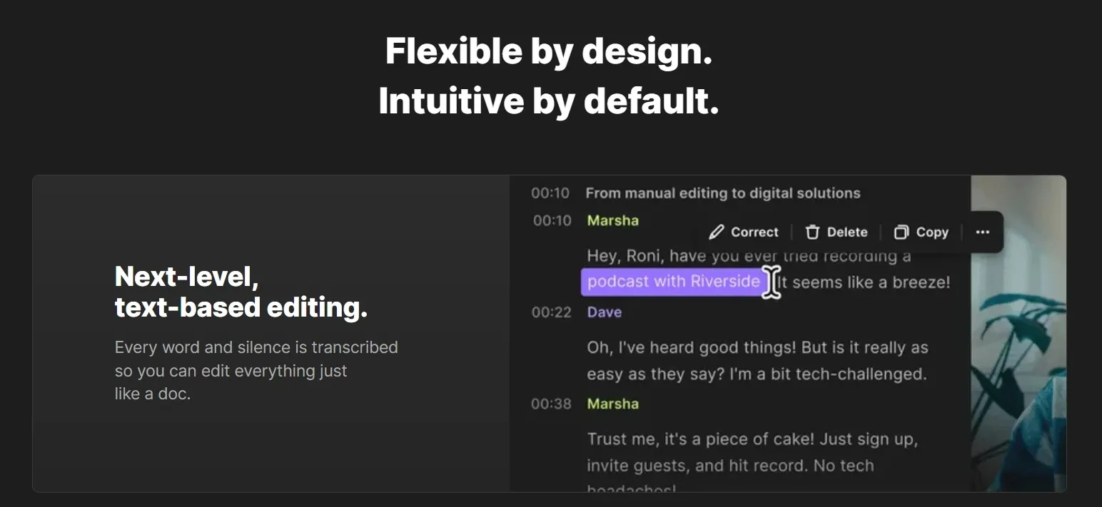 flexible by design. intuitive by default