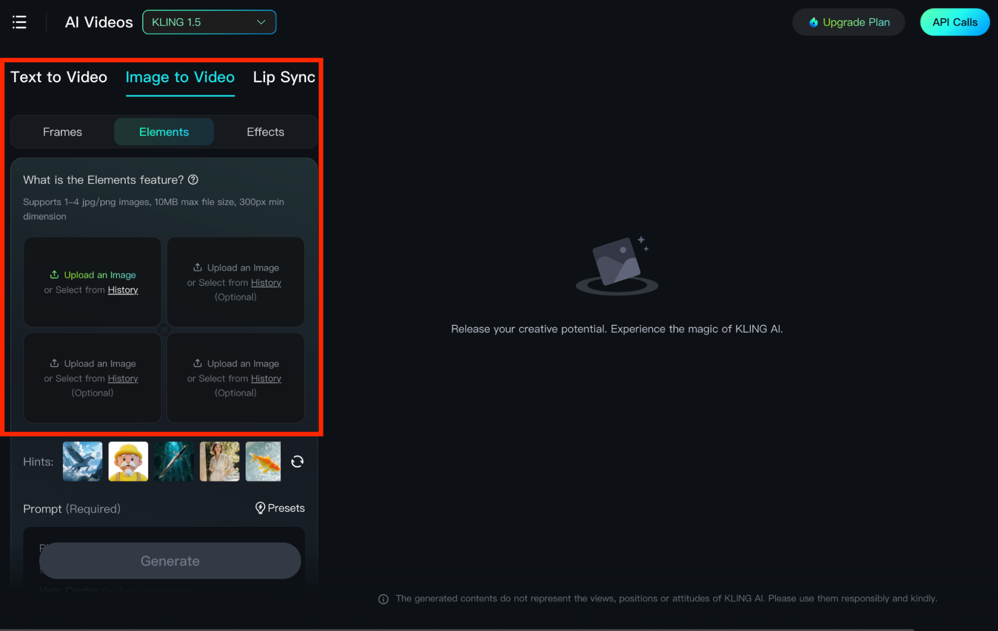 elements tab