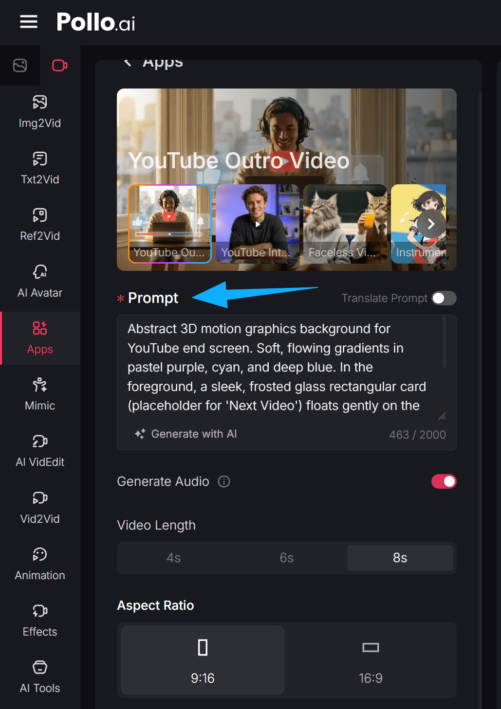 Jelaskan outro YouTube Anda