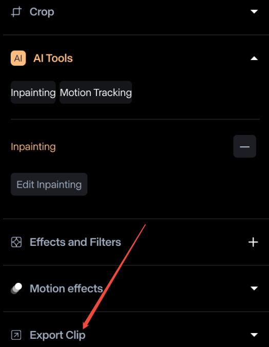 export clip