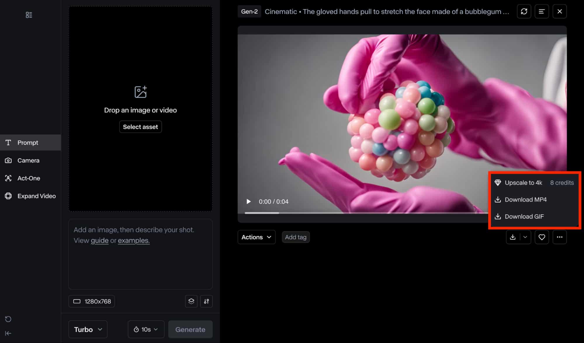 generate your video