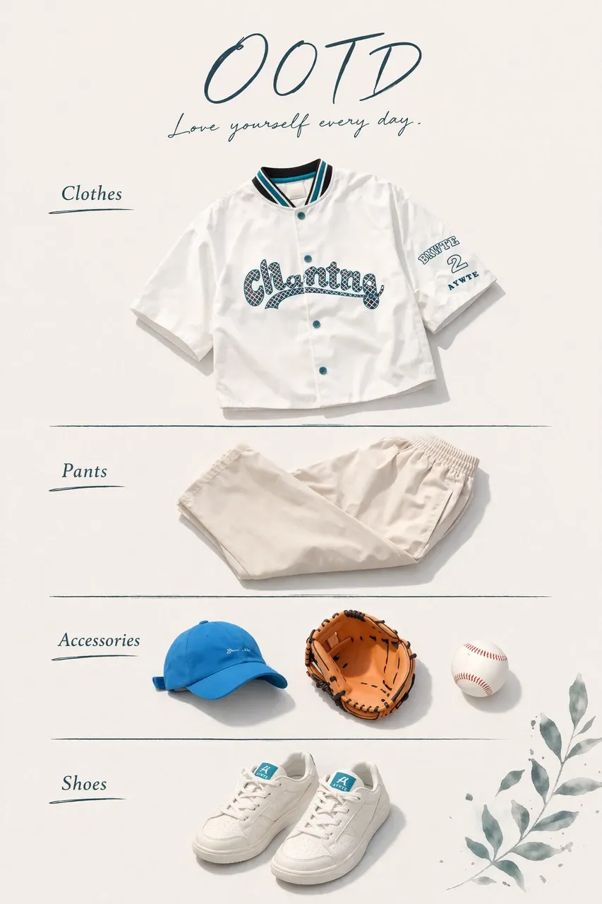 deconstructed baseball boy outfit