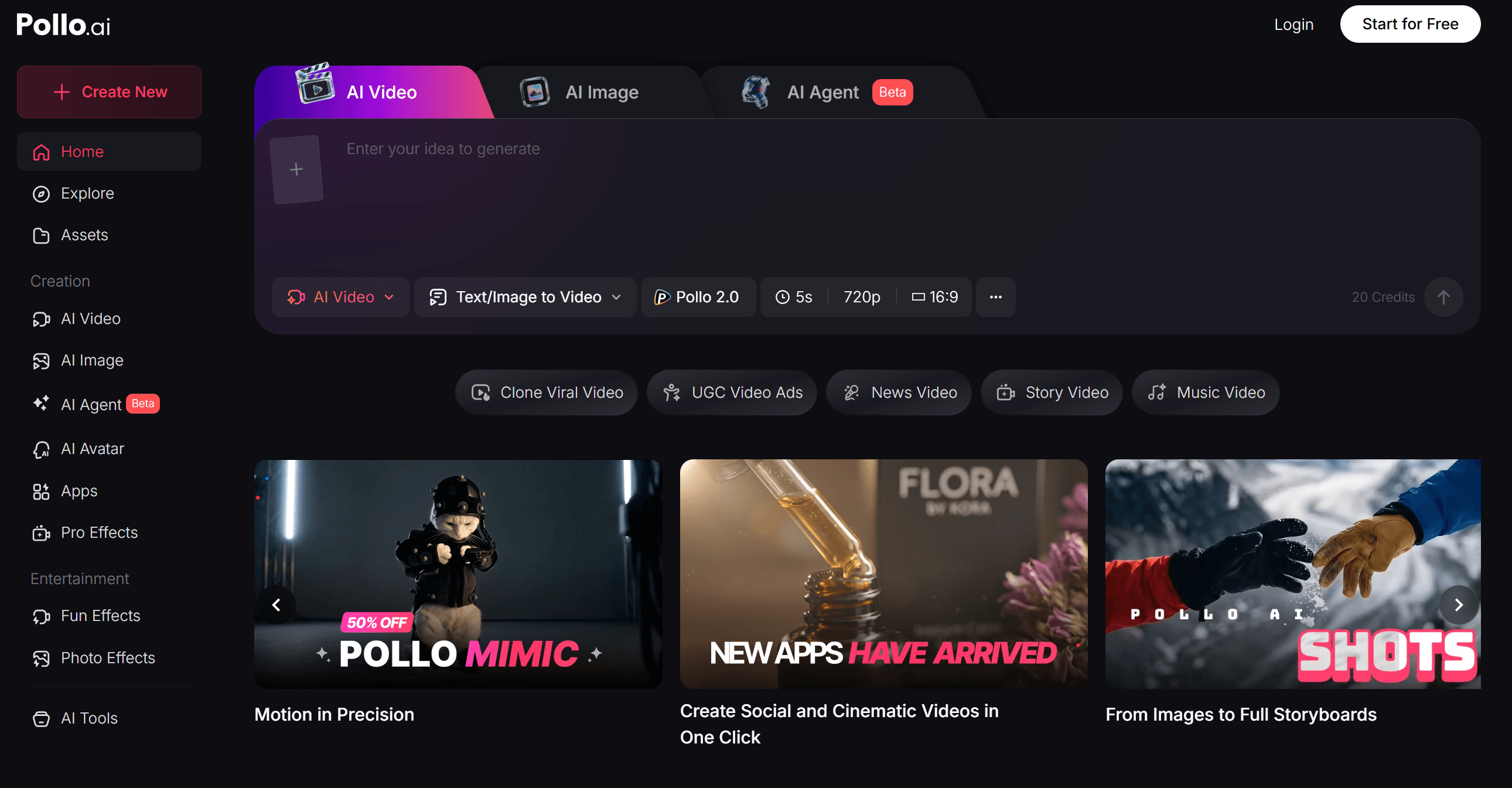 pollo homepage