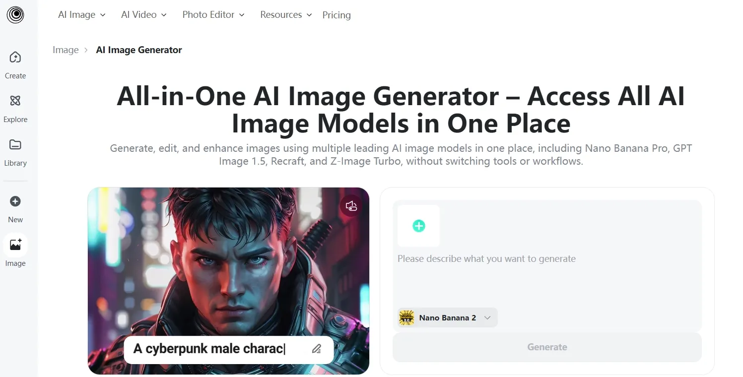 insMind AI image generator