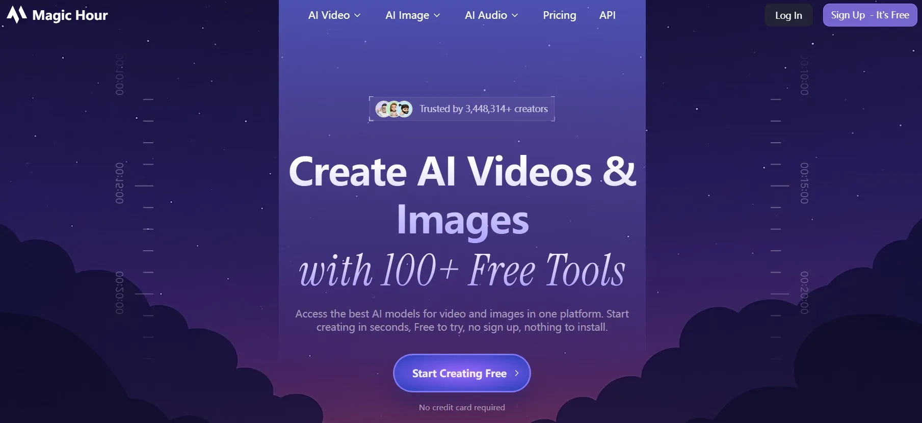 Magic hour AI interface