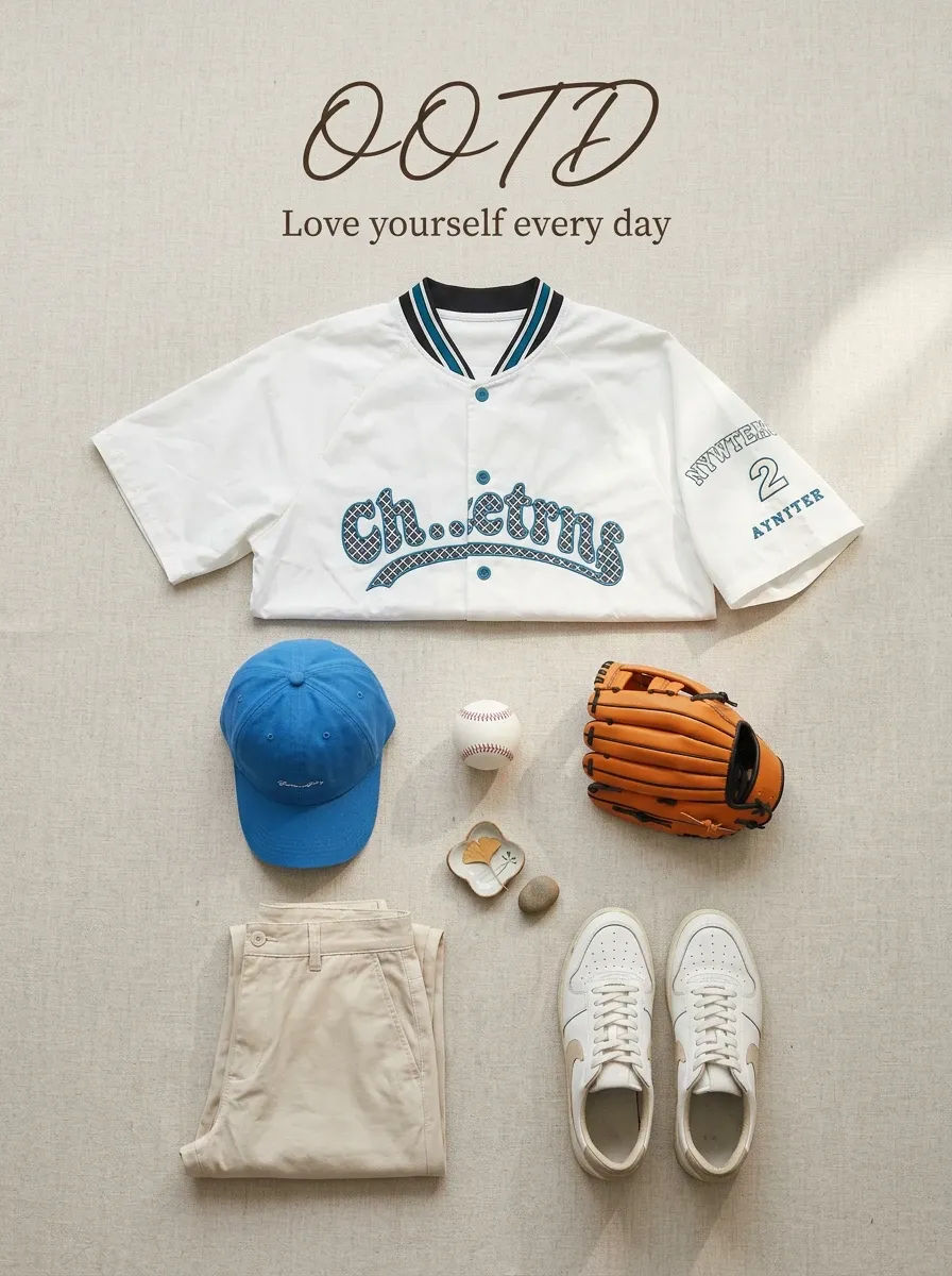 deconstructed baseball boy outfit
