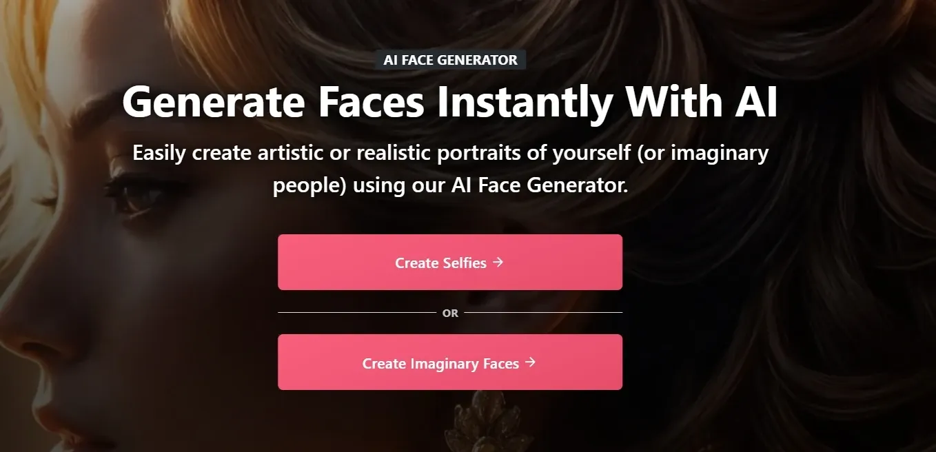 ai face and portrait generation