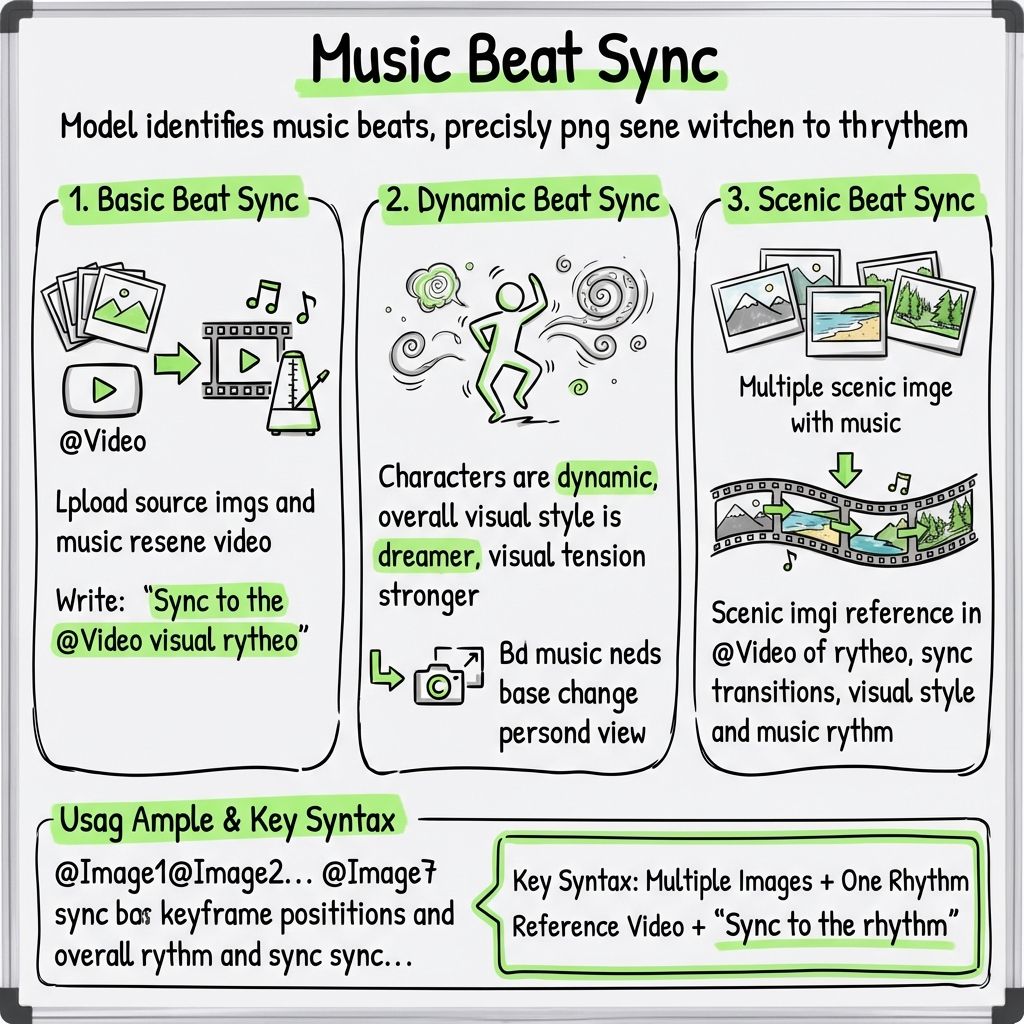 Music Beat Sync of Seedance 2.0