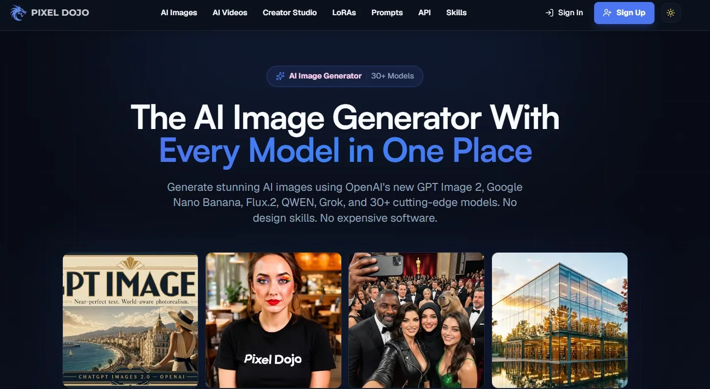 La homepage di TensorArt AI