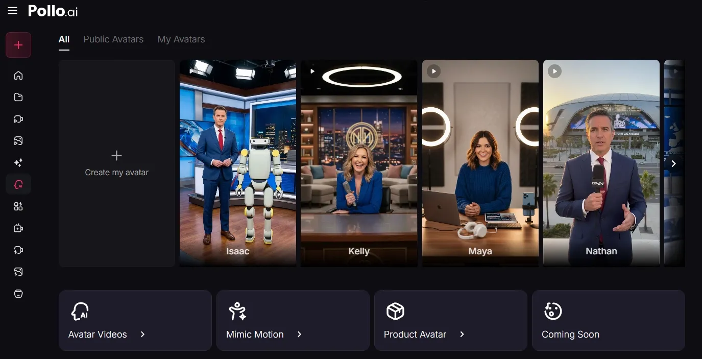 TikTV.AI's talking avatar