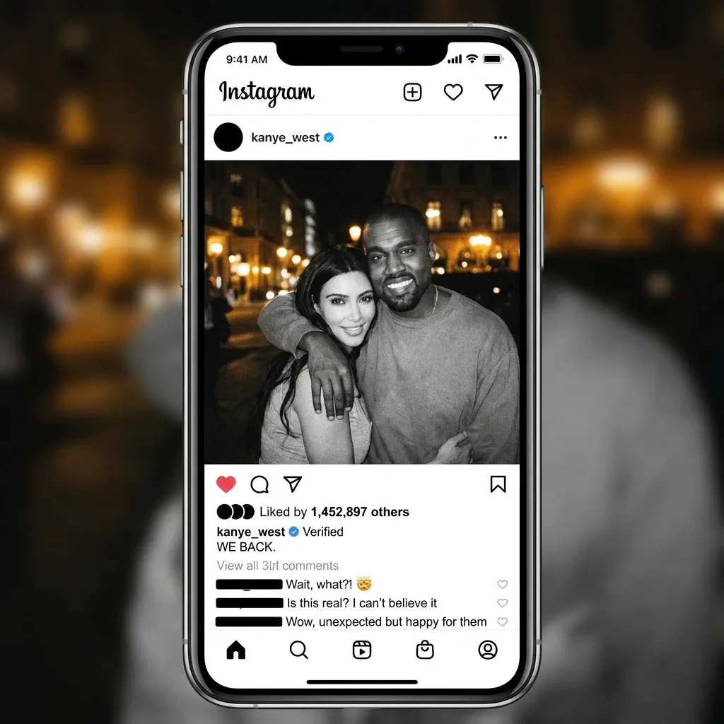 An Instagram post from Kanye West