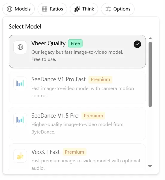 select model