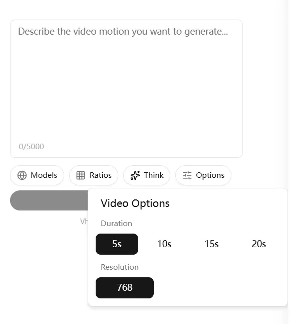 video duration and resolution