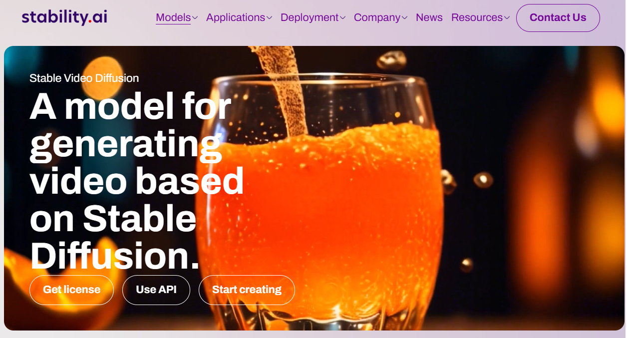 Stable video diffusion