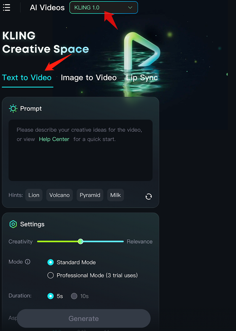 text to video