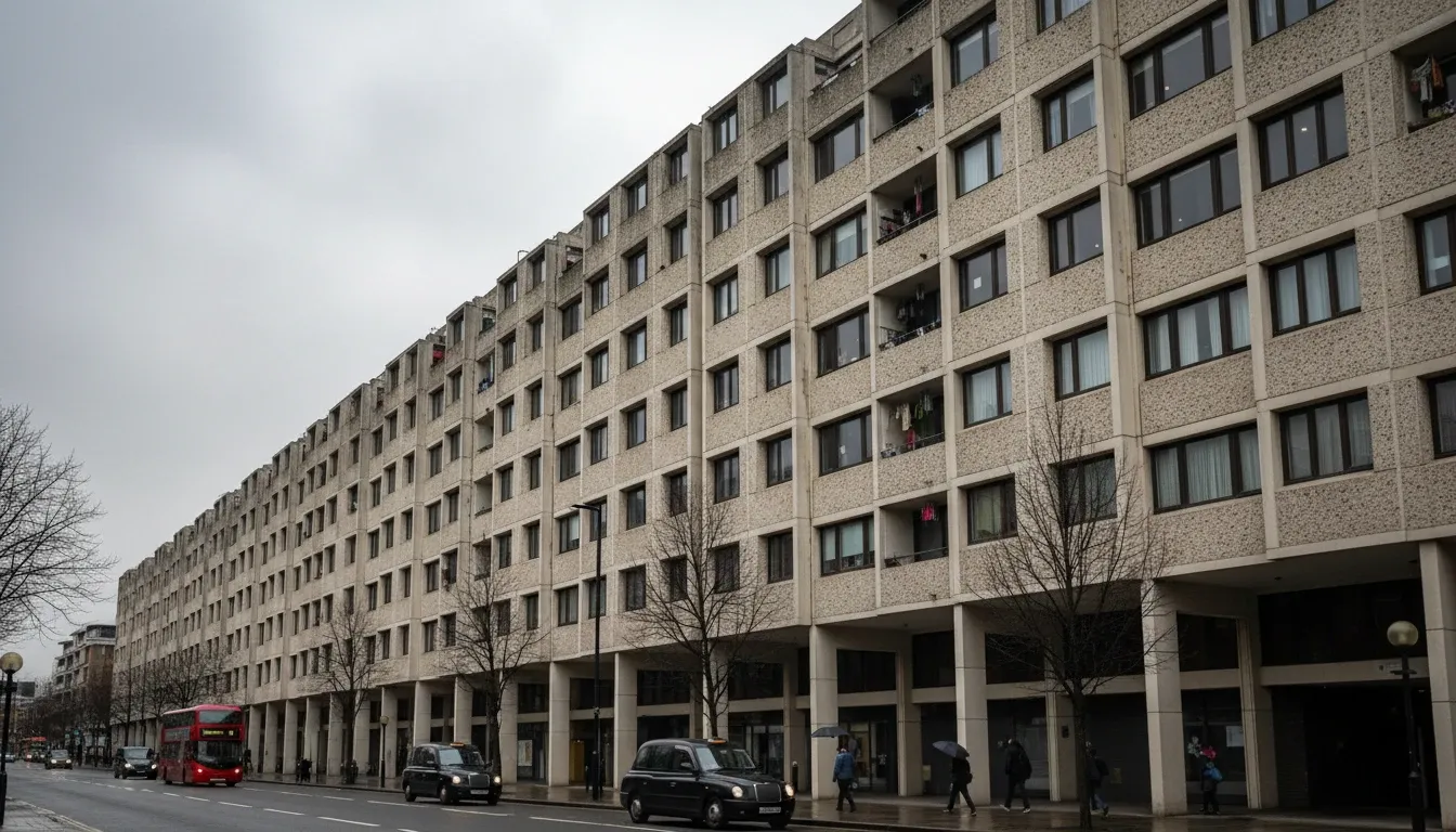 un edificio residencial tradicional