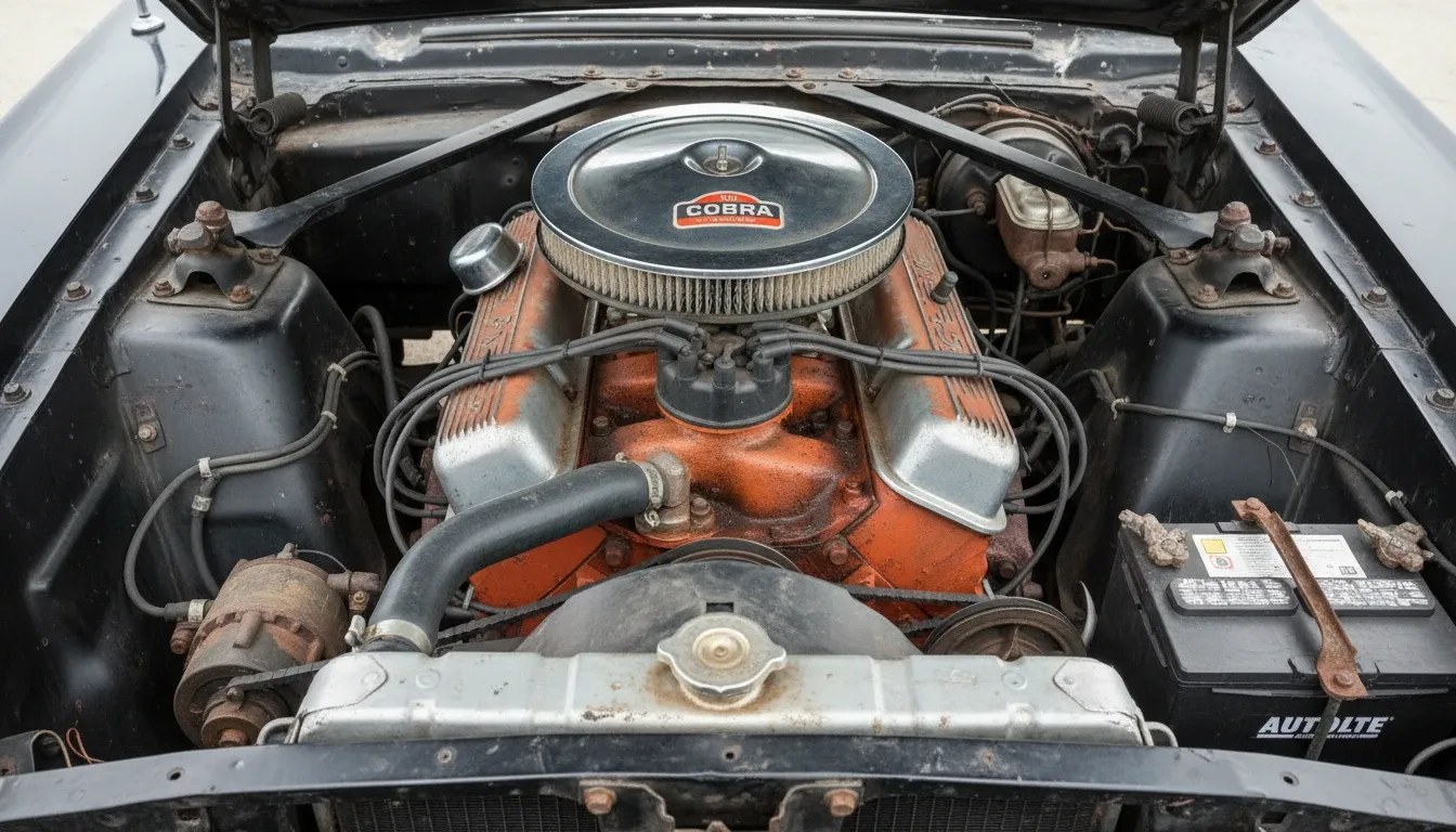 el motor de un coche