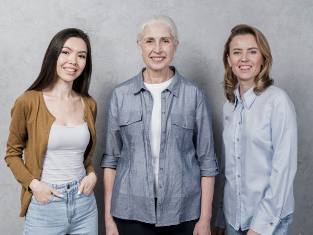 three people