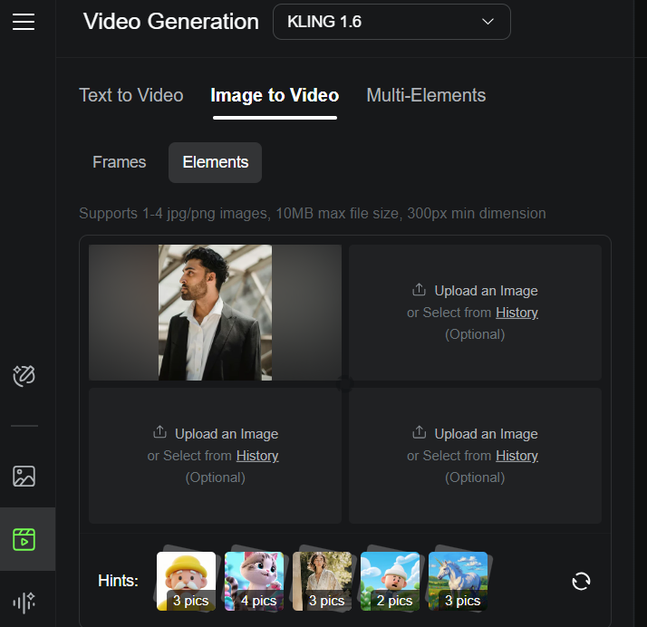 upload image