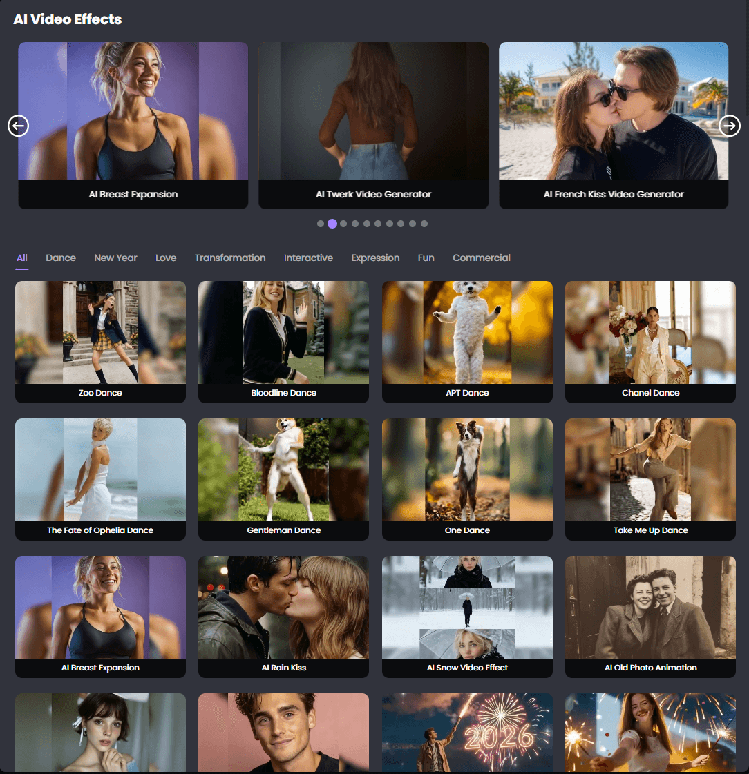 rich video effects